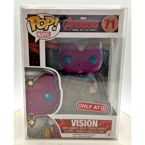 Funko Pop! Marvel Avengers Age of Ultron Vision #71 F24 - Picture 1 of 6